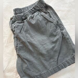 chubbies Charcoal Gray Elastic-Waist Short